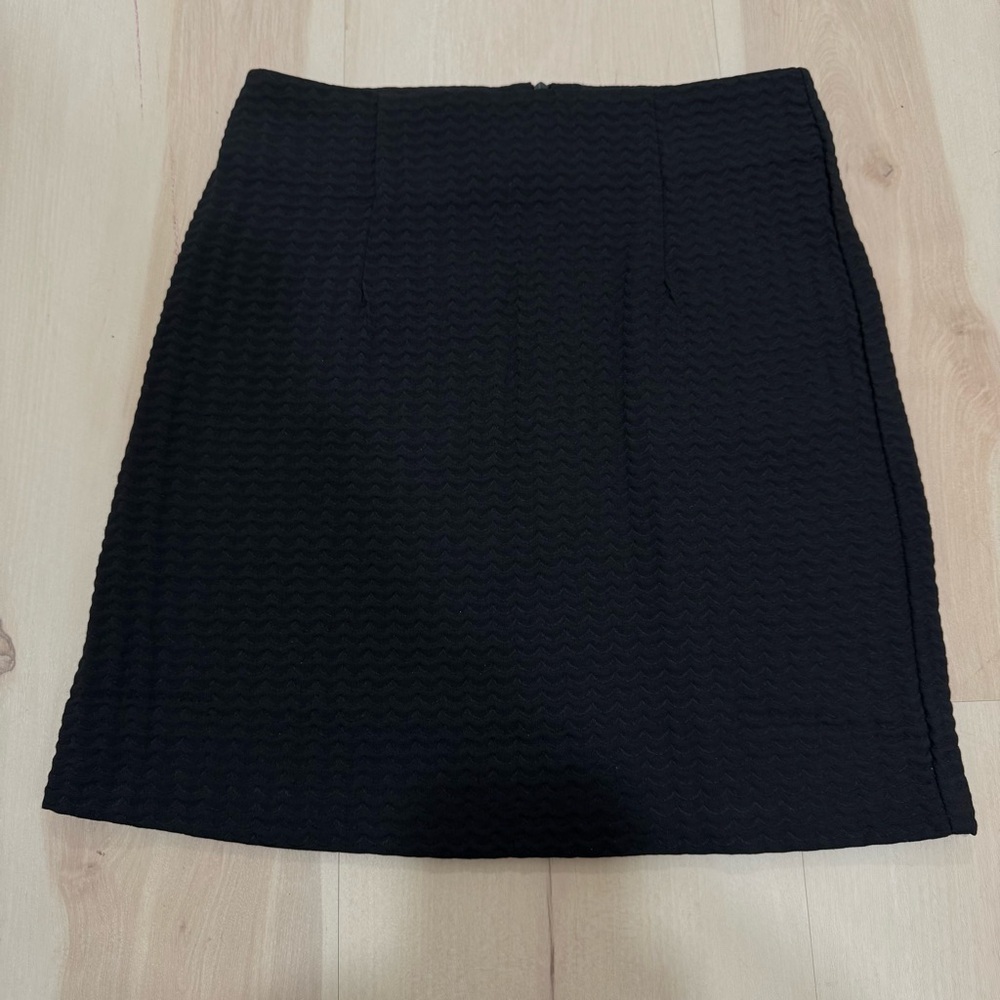 T by Alexander Wang Black Mini Skirt Zipper Women's Medium Petite Fits XS